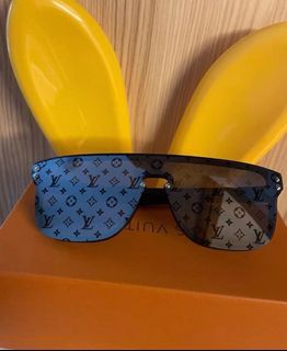 Louis Vuitton Black Plastic Square Frame Waimea Sunglasses Z1082E