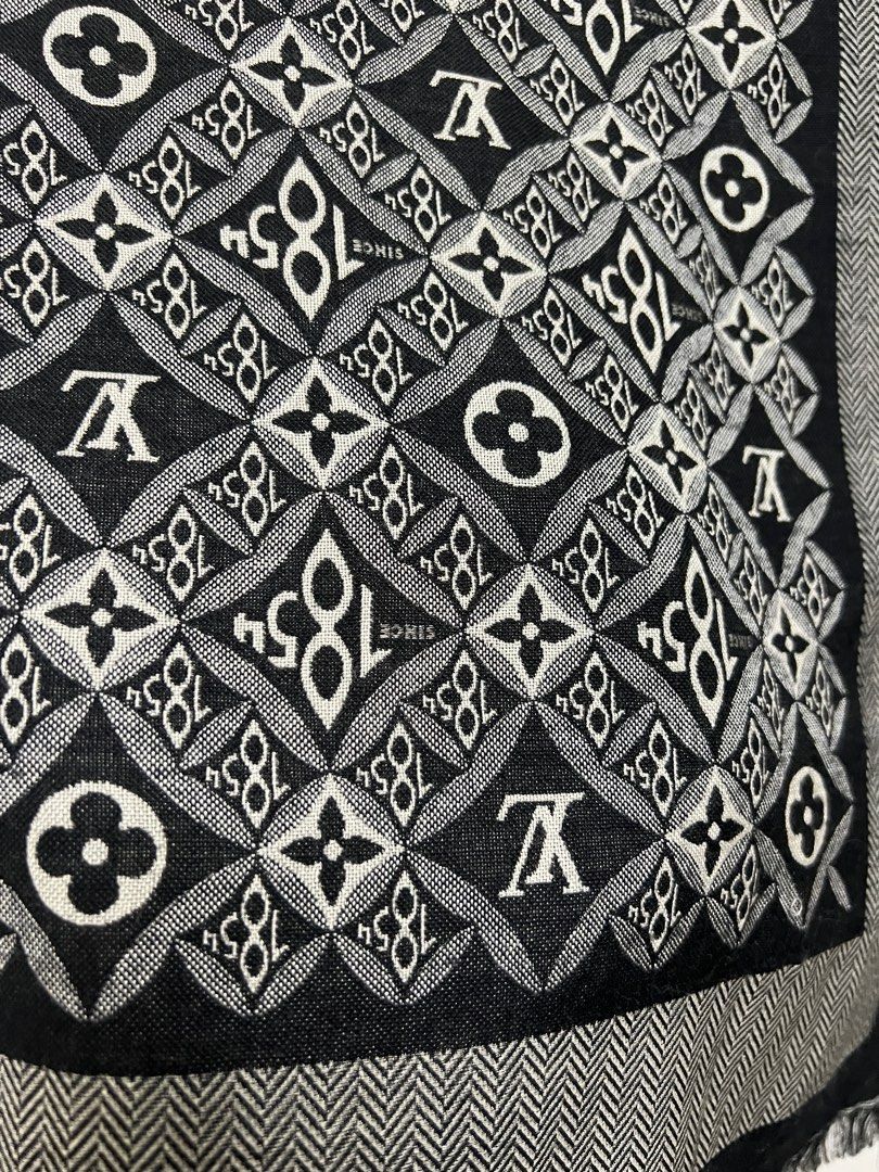 Louis Vuitton Since 1854 Limited Edition Monogram Classic Shawl / Scarf