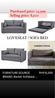 Love seat 2-seater Sofa / Sofa Bed Double Size