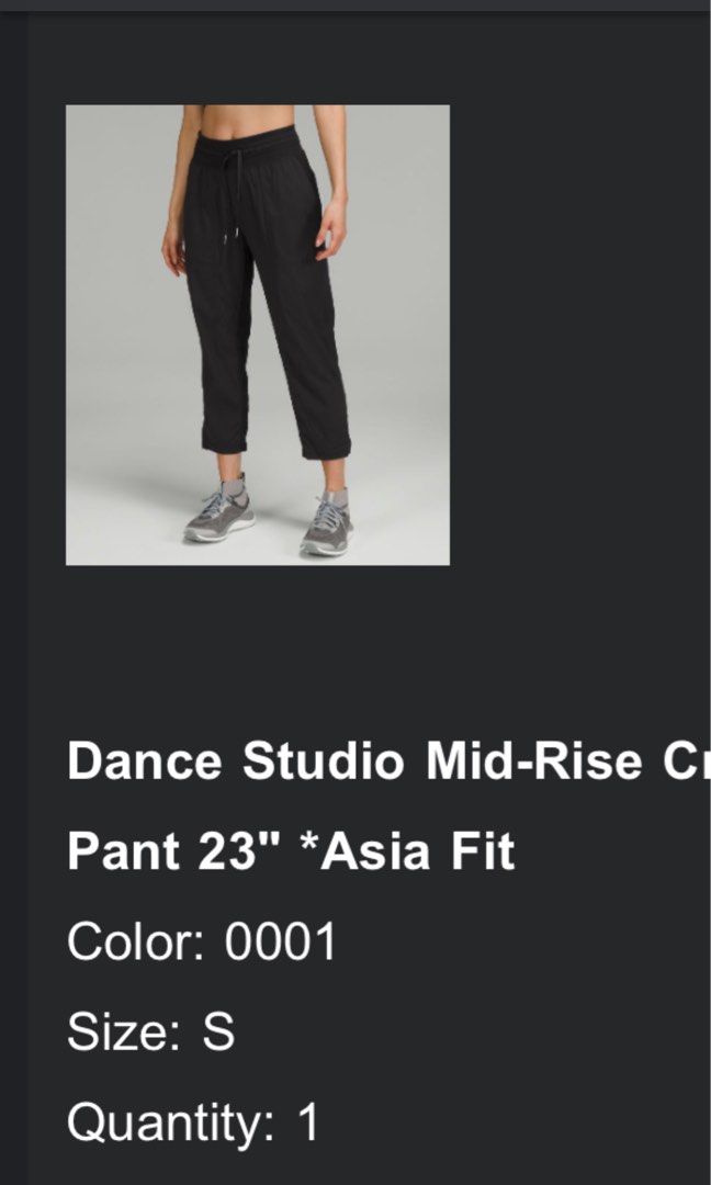 Lululemon Dance Studio Pants, Women's Fashion, Activewear on Carousell