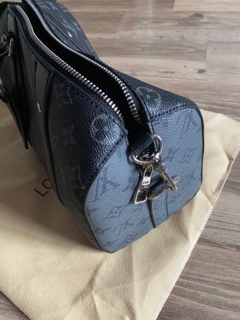 JZC7700 Monogram Eclipse Keepall, Luxury, Bags & Wallets on Carousell