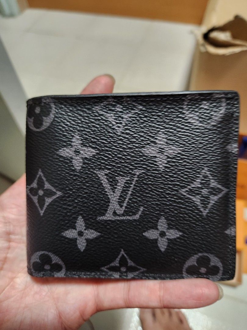 Louis Vuitton - Marco Wallet - Monogram Canvas - Eclipse - Men - Luxury