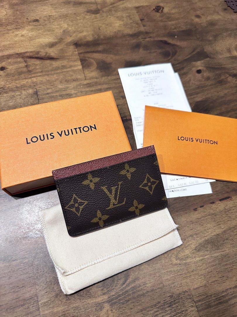 LV monogram cardholder (Category: Bags & Wallets) located in Singapore. Submitted by shelliesweet (Listing ID 1242534310, Image 2). Description: BN LV cardholder - comes with receipt/ box /paperbag and dustbag - purchased from Paris in December 2022 .