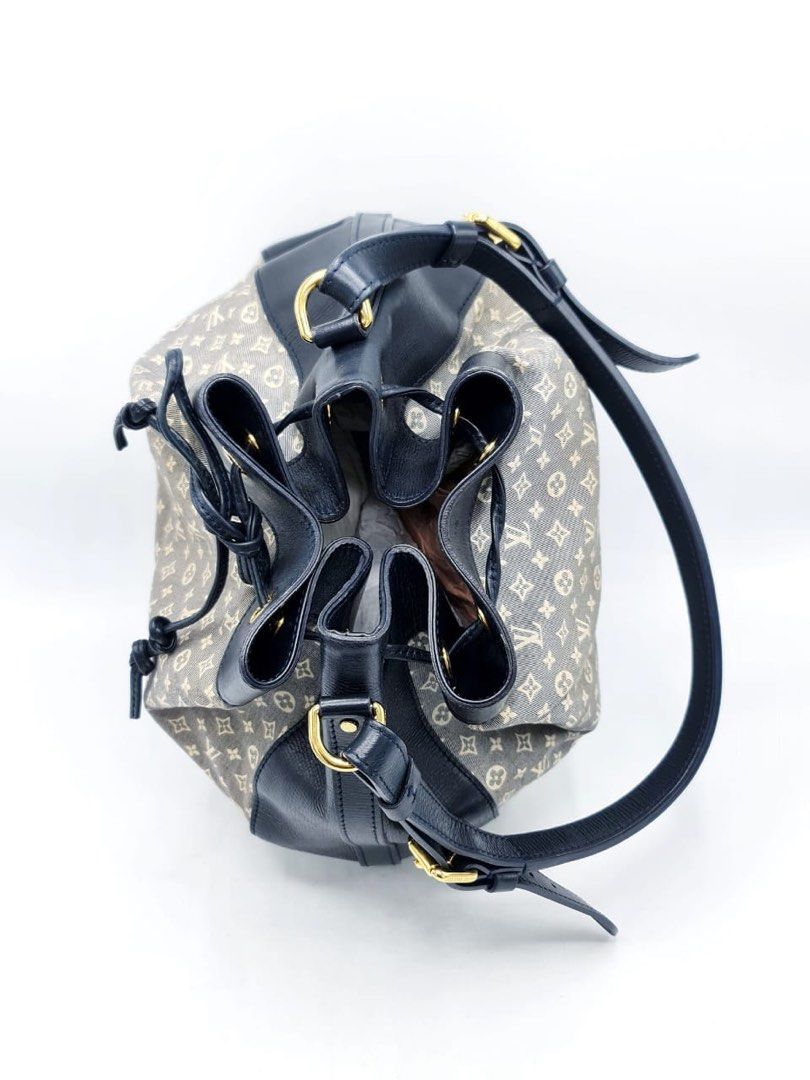 Louis Vuitton Blue Monogram Mini Lin Canvas Noe