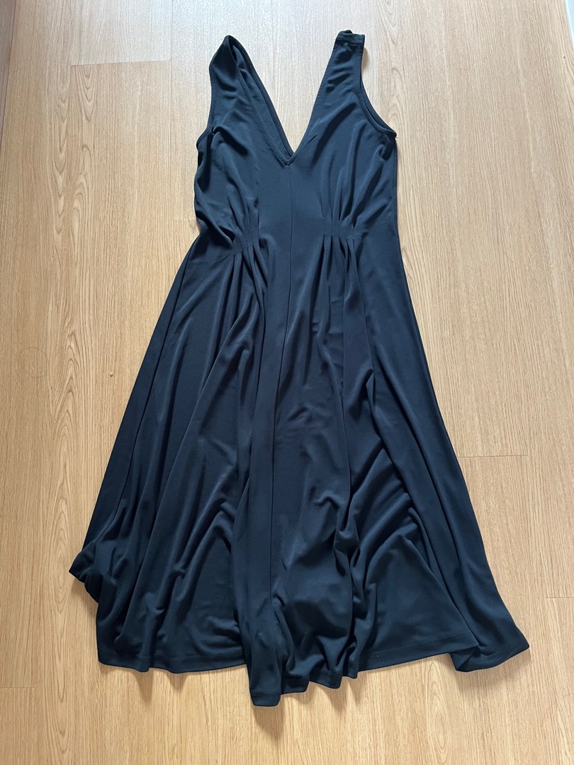 MANGO - Long Black Dress main image 0