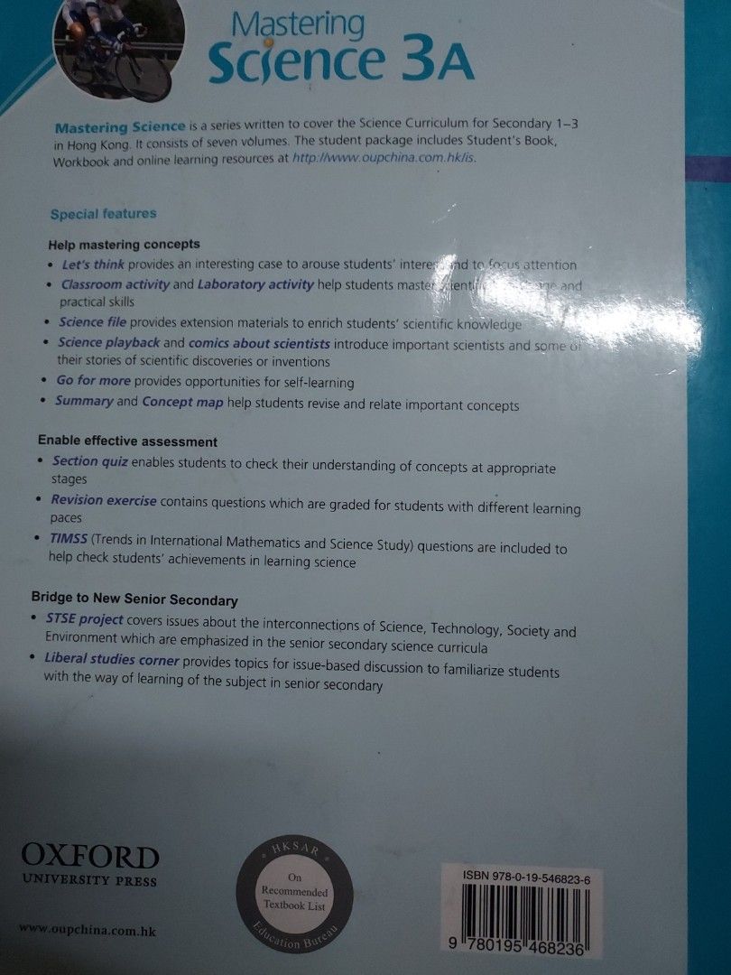 Mastering Science 3A, 興趣及遊戲, 書本 & 文具, 教科書 - Carousell