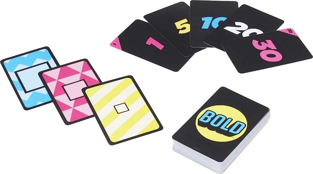 Mattel BOLD card game (matching, memory family game night), Hobbies