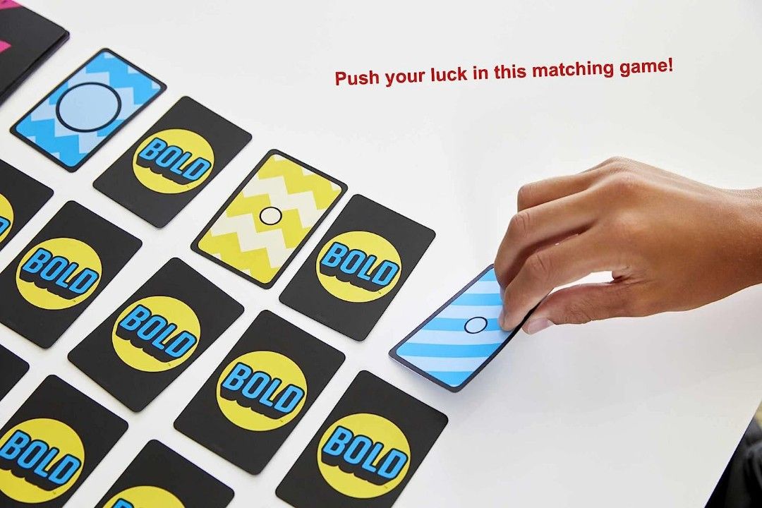 Mattel BOLD card game (matching, memory family game night), Hobbies