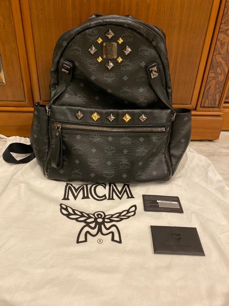 MCM Backpack with Detachable Pouch Medium