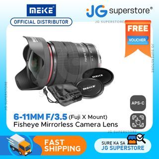 Meike 6-11mm for Fuji f/3.5 Wide Angle Fish Eye Manual Focus lens for X Mount Mirrorless  | JG Superstore