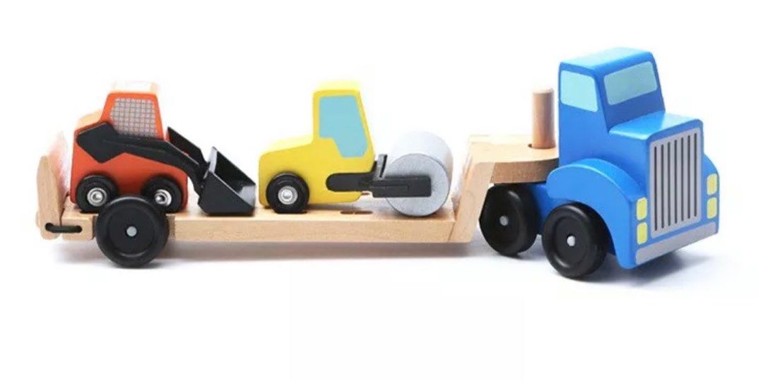 Melissa and doug low loader new arrivals