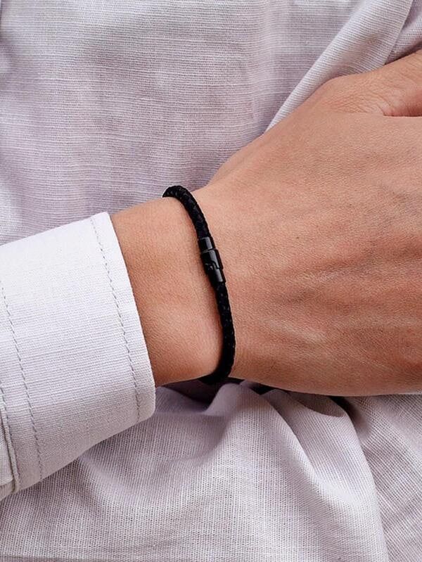 Mens discount braided bracelet