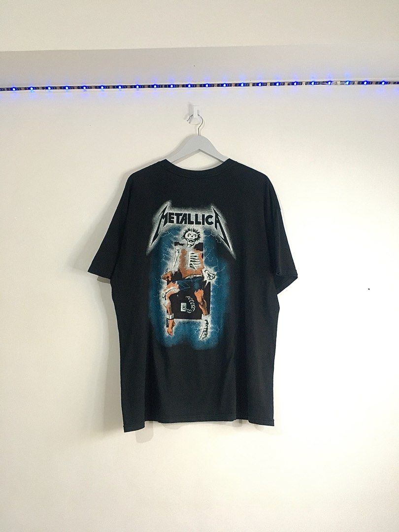 Metallica ride the lightning shirt glow in the dark sales