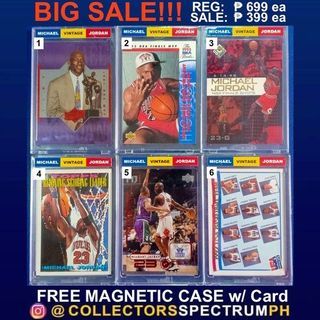1995-96 Collector's Choice Jordan He's Back #M5 Michael Jordan/Playoffs  versus Orlando/Switch to #23 - NM-MT - Triple Play Sports Cards