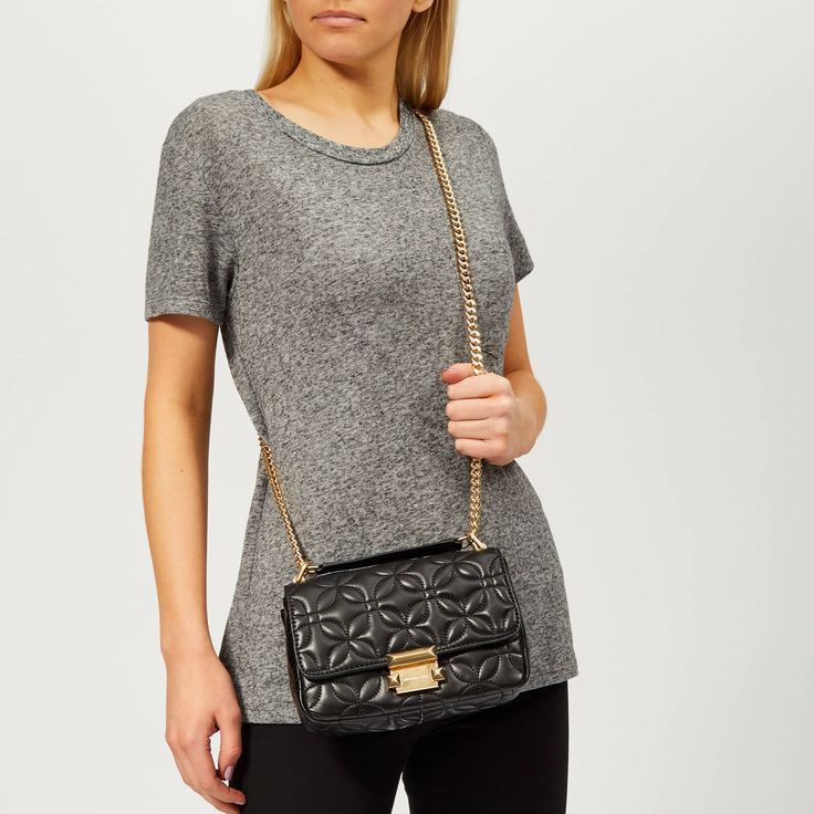 Sloan small floral quilted leather shoulder bag deals