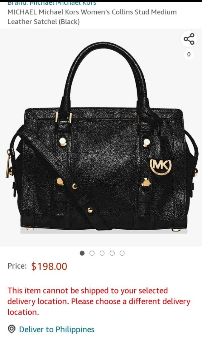 Michael kors collins medium satchel sales