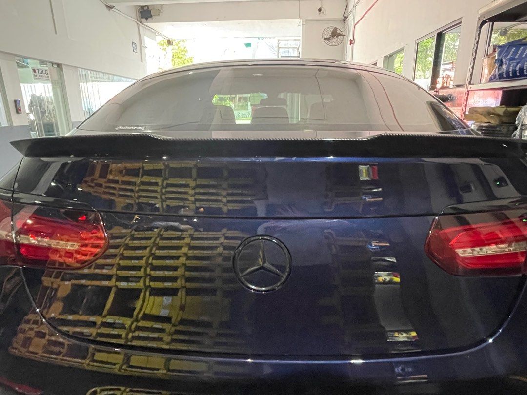 Mint Mercedes Class GLC Coupe Coupé Rear Boot Lip Spoiler Wing in