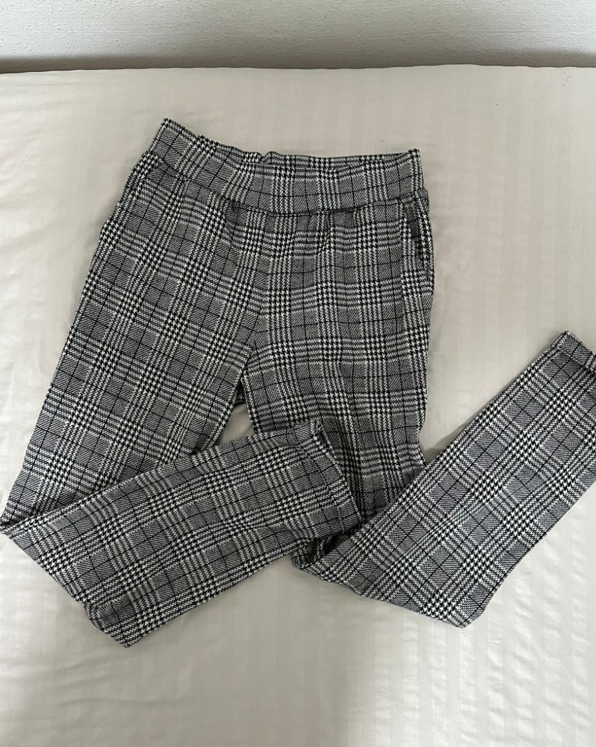 Casual checkered clearance trousers