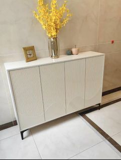 Modern Console entry foyer table shoe cabinet furniture