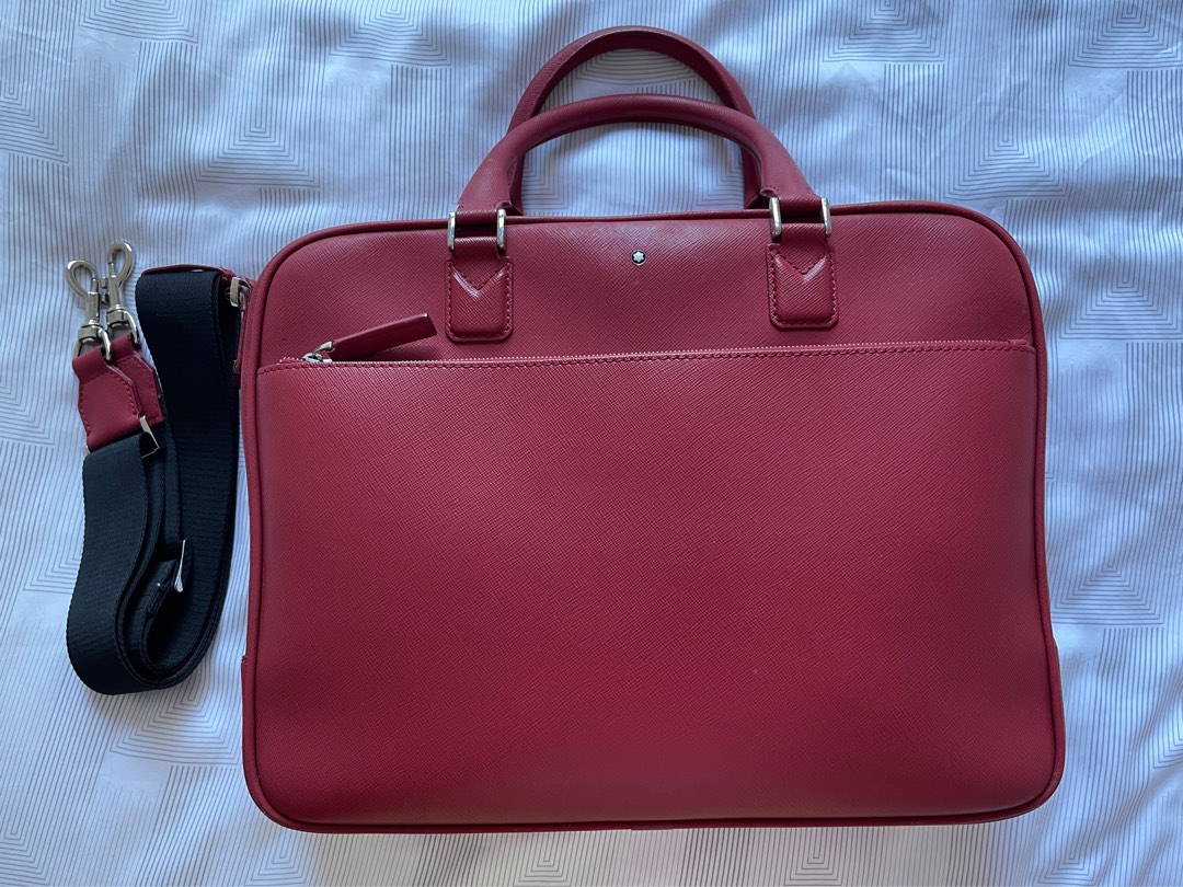Mont Blanc Briefcase, Men's Fashion, Bags, Briefcases on Carousell