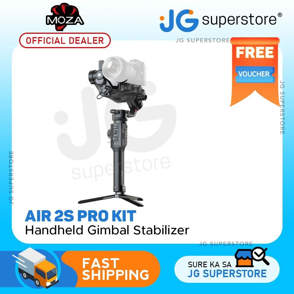 Moza Air 2S Professional Kit Object Tracking Handheld Gimbal Stabilizer | JG Superstore (Category: Other Photography Accessories) located in San Juan City. Submitted by jg.superstore (Listing ID 1242602703, Image 1). Description: █ JG Superstore █ 【Trusted Seller Since 2011】 【We Accept Any Special Order】 【Dedicated Customer Service】 【📍 】3/F Annapolis Tower, 43 Annapolis St. Greenhills San Juan - Front of Unionbank (please confirm your order firs