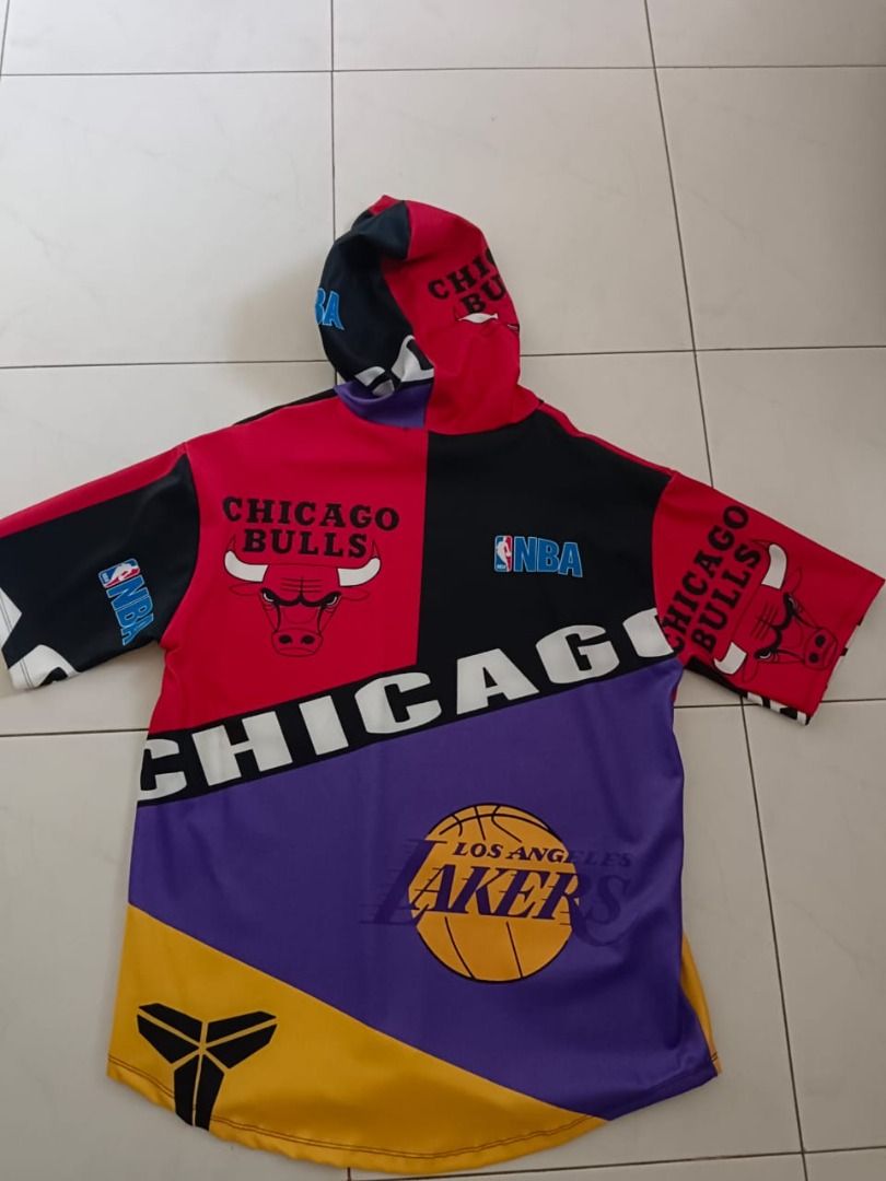 NBA Team Chicago Short Sleeve Hoodie Men s Fashion Coats