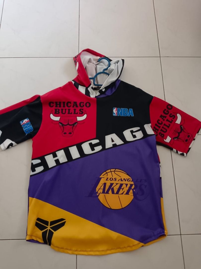NBA Team Chicago Short Sleeve Hoodie Men s Fashion Coats
