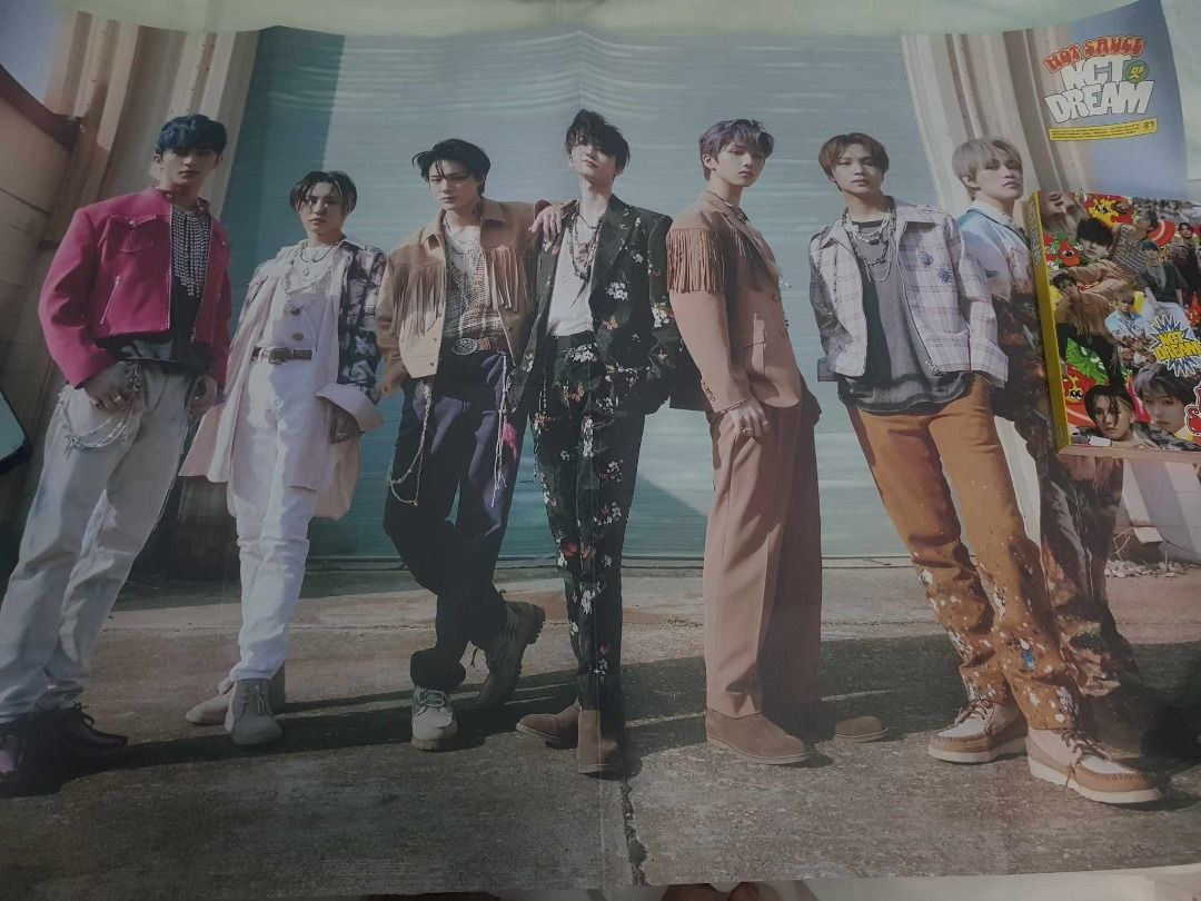 NCT DREAM hot sauce unsealed album chilling version w/ poster pob (mark