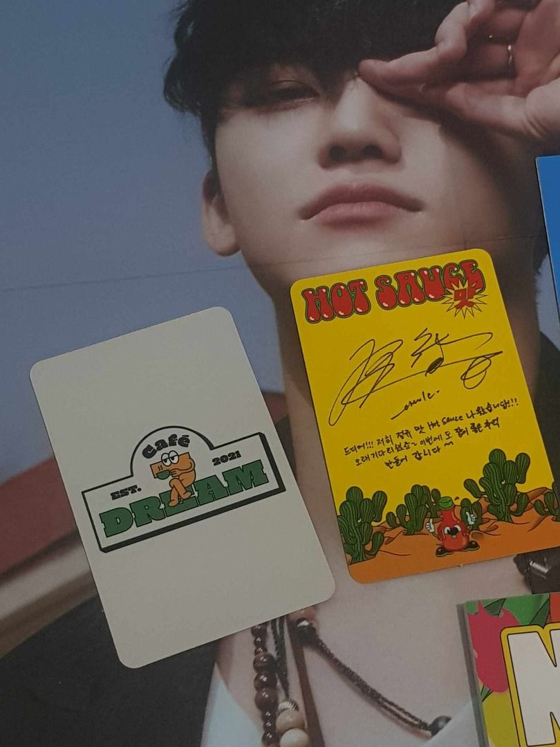 NCT DREAM hot sauce unsealed album chilling version w/ poster pob (mark