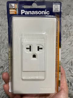 New Panasonic Wide Series Aircon Outlet tandem with Ground