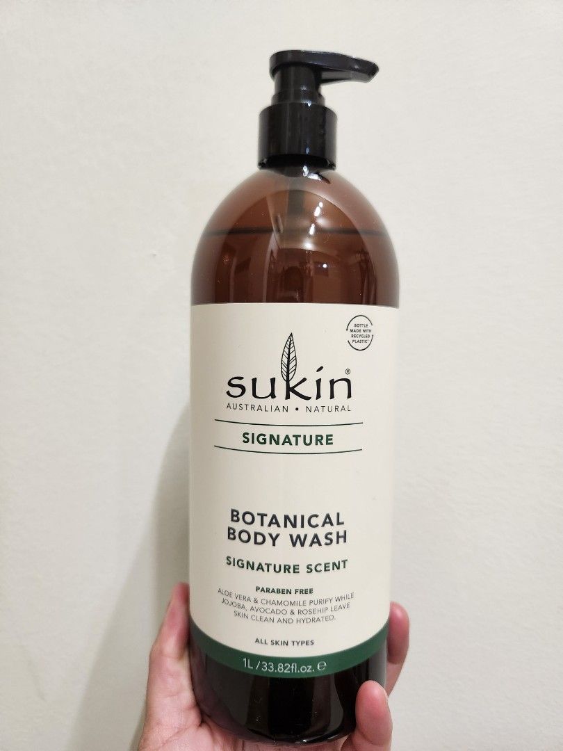 [NEW] Sukin Botanical Body Wash Signature Scent 1L, Beauty & Personal
