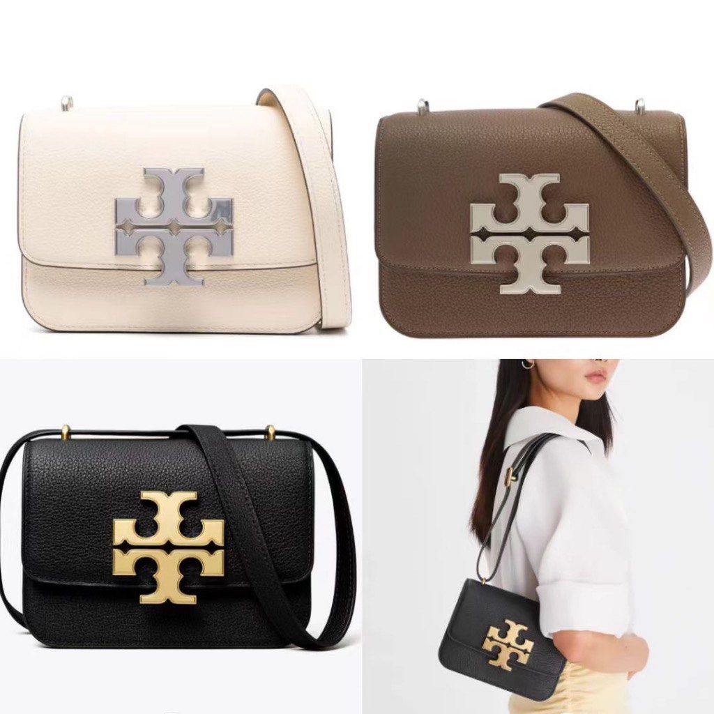 Tory Burch Kira Pebbled Small Original, Fesyen Wanita, Tas