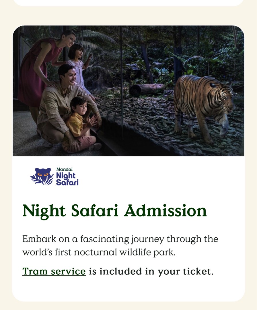 night safari tickets booking