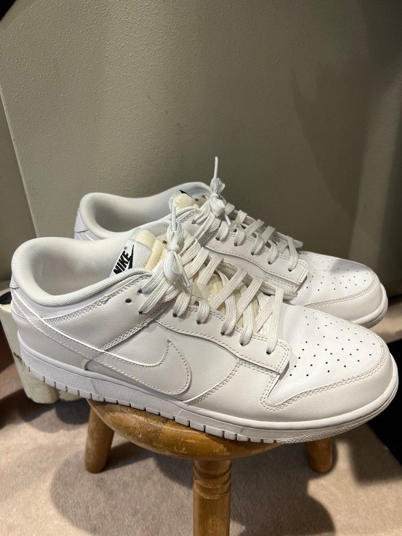 All hot sale white dunks