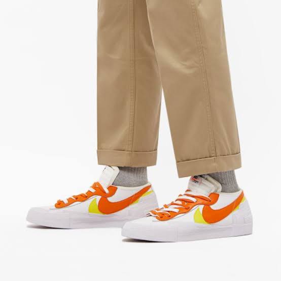 magma orange blazer low