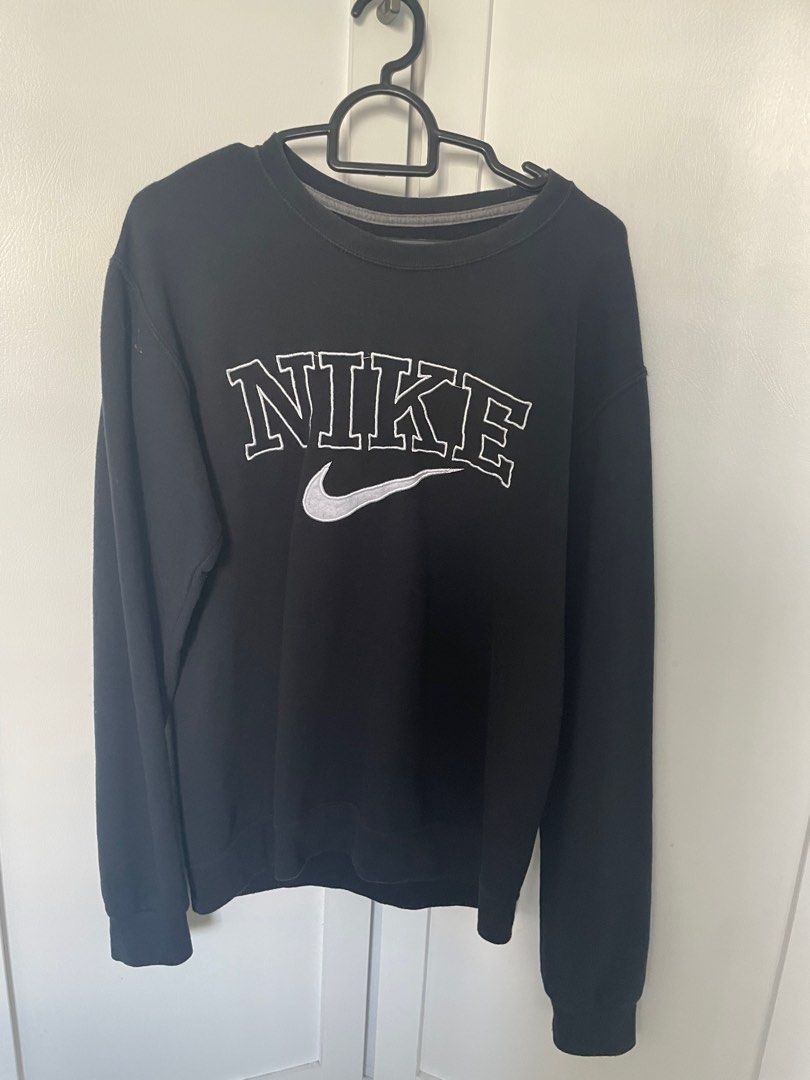 Nike embossed sweatshirt top