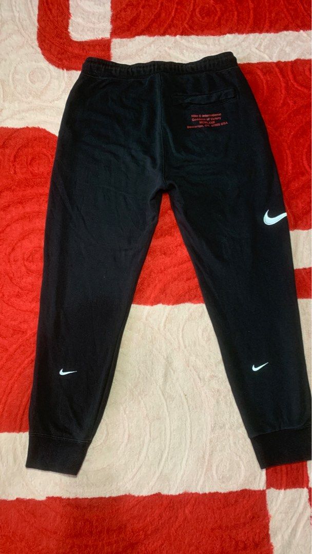 Nike Mens Swoosh Embroidered Double Hook Jogger Pants Men s