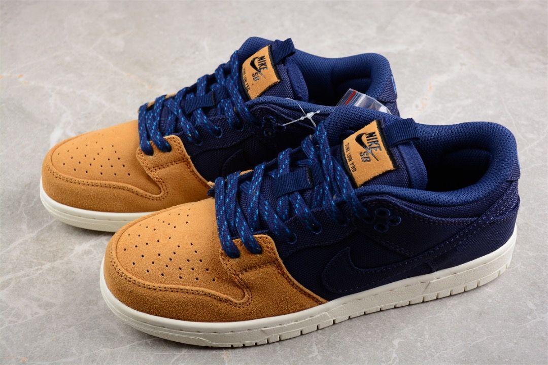 Nike SB Dunk Low Desert Ochre and Midnight Navy Yellow Blue shoes Euro 36 47.5 Men s Fashion Footwear Sneakers on Carousell
