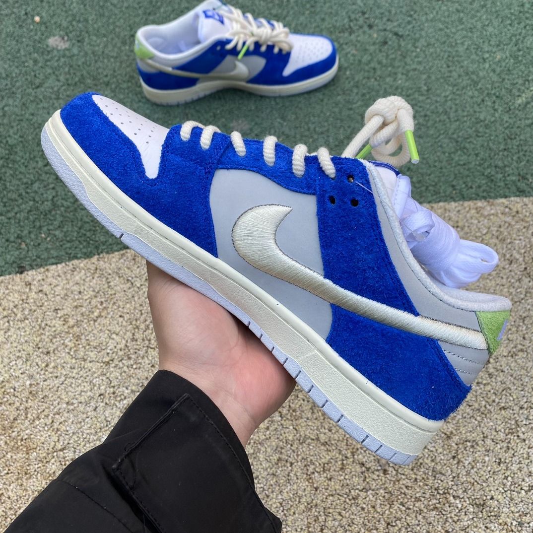 Nike Dunk Low SB 'Fly Gardenia' - Pointure 42.5 EU (9 US) - Bleu - Cuir - Sortie 2023 - Occasion