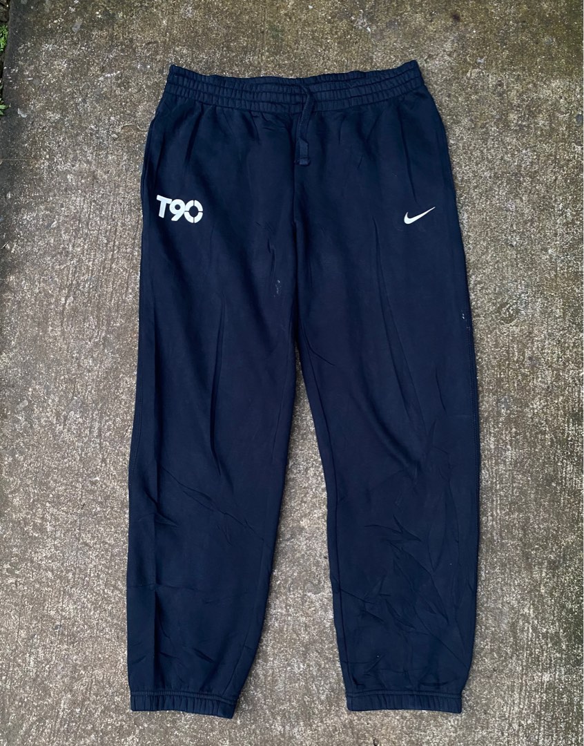 Nike Track Pants Mens 2XL Black Mesh Lined Warm Up T90 Athletic Running  Soccer | eBay