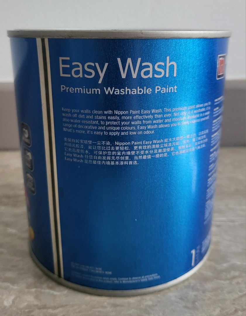 Nippon Paint Easy Wash (Simply White), Furniture & Home Living, Home