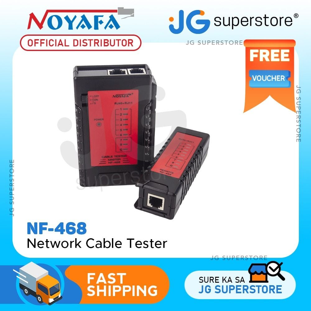 NOYAFA NF-8209S Network Cable Tester For CAT5, CAT6, LAN/Ethernet With - View #7