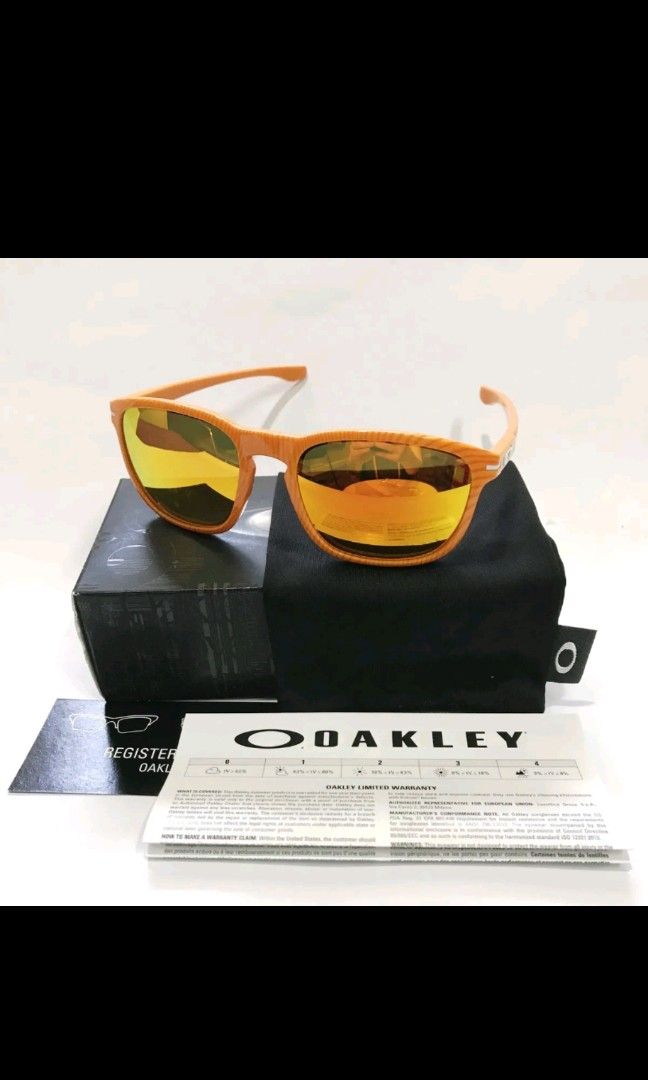 Oakley Sunglasses Enduro 9223 22 Fingerprint Atomic Orange Fire