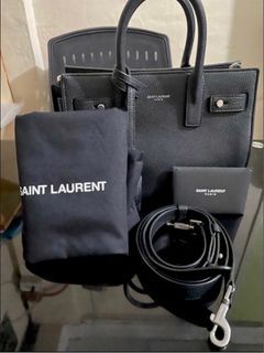OPEN FOR LAYAWAY YSL Sac De Jour Nano Grained Leather