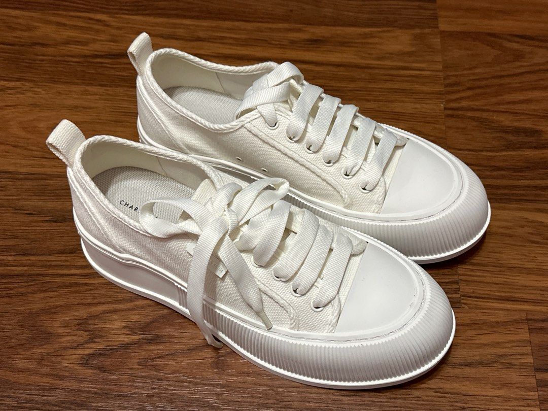 White clearance cotton sneakers