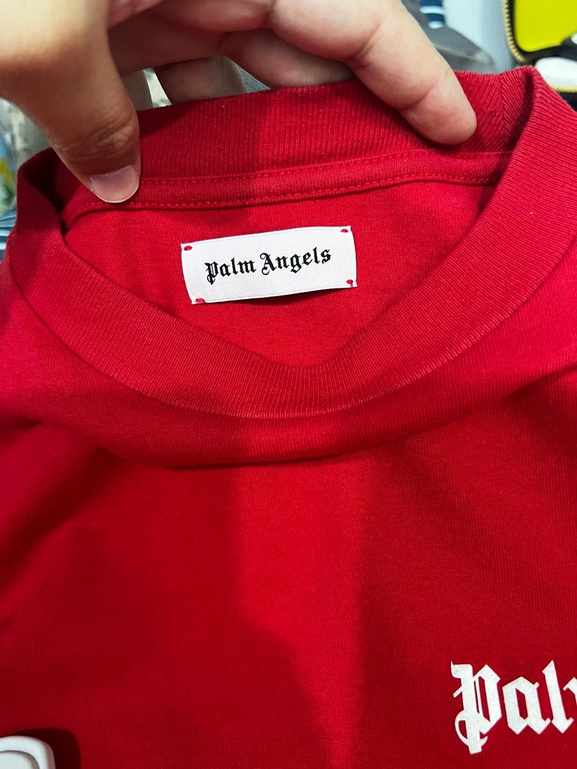 Palm angels security tag tee best sale