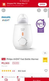 Philips Avent Fast Bottle Warmer