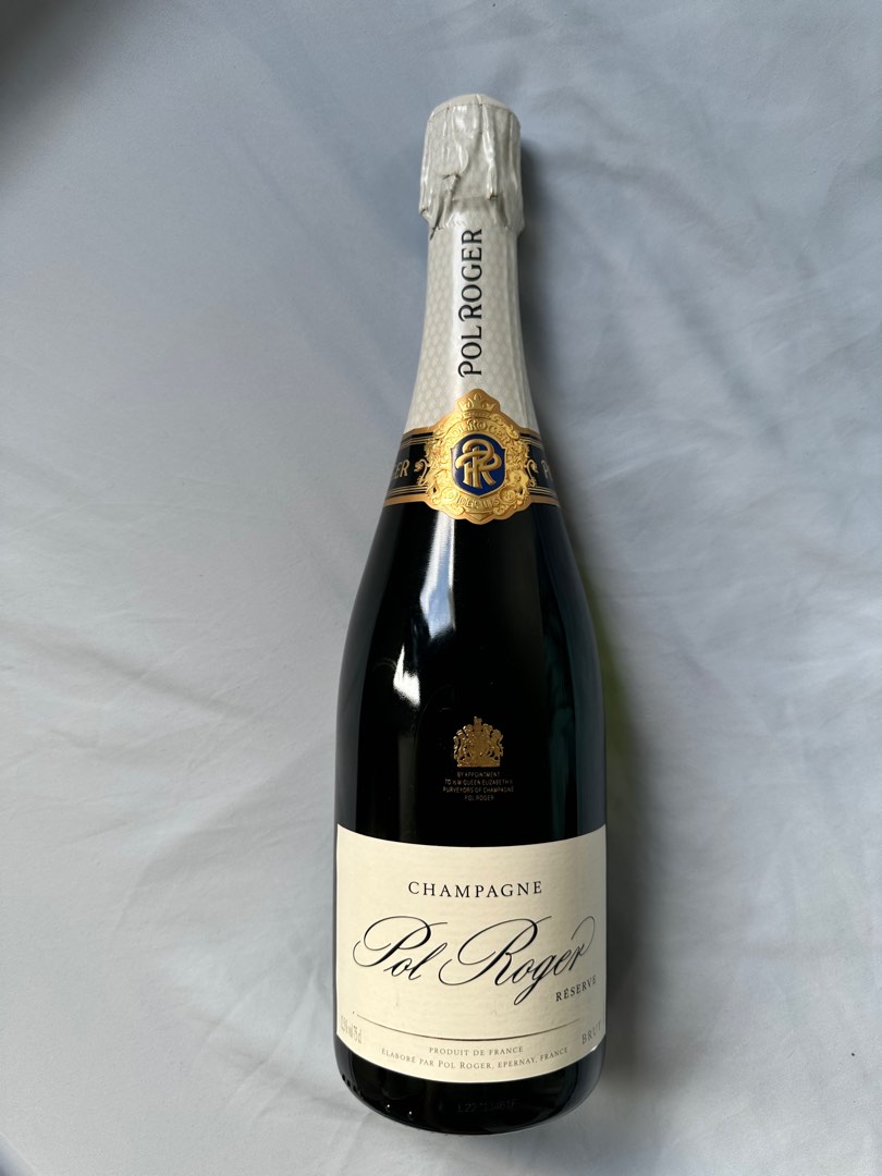 Pol Roger Reserve Brut Champagne 750ml, Food & Drinks, Alcoholic ...