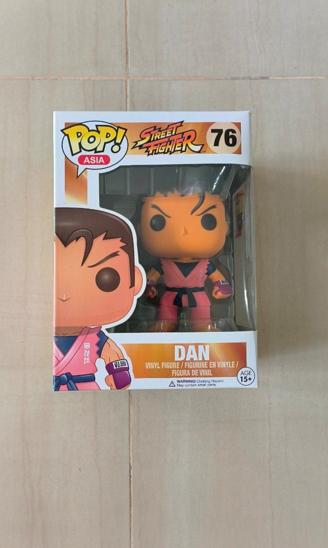 Figura Funko Pop! Vinyl Street Fighter - Dan, Tamaño Estándar 9.5 Cm, Con Caja Exhibidora