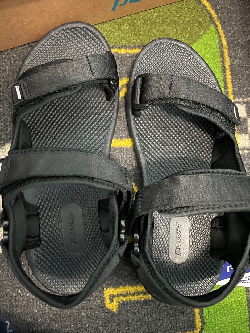 Buy Power Men Black Sports Sandals online